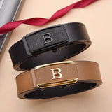Men's Fashion Belt New High-Quality Toothless Automatic Buckle Men's Fashion Wear-Resistant Belt