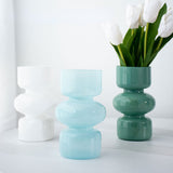 Nordic Glass Vase - Stylish Home Decor for Room or Desktop Flower Display