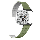 No Galaxy Silicone Strap for Samsung Galaxy Watch Ultra 47mm Band Sports Magnetic Bracelet for Galaxy Watch 7Ultra Wristband