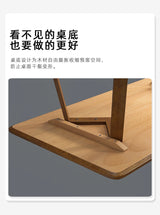 "Luxury Italian-style wooden dining table—modern, waterproof, and perfect for kitchen or living spaces.