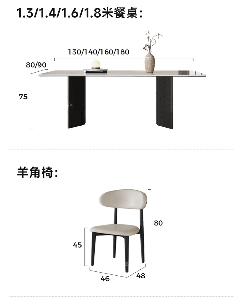 Mobile Nordic extending dining table—ideal for restaurants and living rooms, combining style and functionality."
