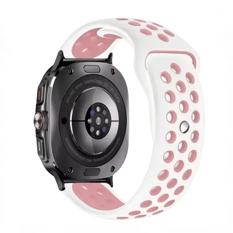 Two-tone Silicone Strap for Samsung Galaxy Watch Ultra 47mm Sports Breathable Bracelet Wristband for Galaxy Watch Ultra Correa
