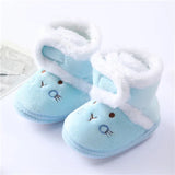 Winter Newborn Baby Girl Boy Shoes First Walkers Thick Warm Infant Baby Shoes Cute Toddler Baby Shoes for Girls Boys 0-9Month