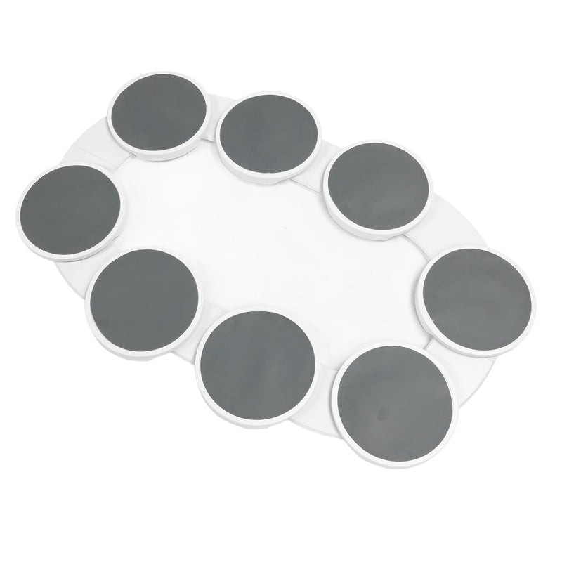 360° rotating kitchen countertop turntable—heat-resistant and perfect for rectangular dining tables."
