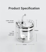 Automatic Pet Water Dispenser - Cat & Dog Drinking Fountain with Filter & Circulation System