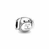 Cute 925 sterling silver cat pendant bead—fits original charm bracelets. Perfect for women and men.