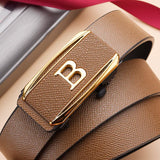 Men's Fashion Belt New High-Quality Toothless Automatic Buckle Men's Fashion Wear-Resistant Belt