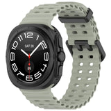 Official Ocean Silicone Strap For Samsung Galaxy Watch 7 Ultra 47mm Watchband Replacement Bracelet For Galaxy Watch Ultra Correa