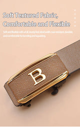 Men's Fashion Belt New High-Quality Toothless Automatic Buckle Men's Fashion Wear-Resistant Belt