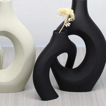 "Bohemian-style art vase