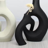 "Bohemian-style art vase set—perfect for home, office, or wedding decor in living rooms and bedrooms.