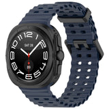 Official Ocean Silicone Strap For Samsung Galaxy Watch 7 Ultra 47mm Watchband Replacement Bracelet For Galaxy Watch Ultra Correa