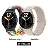 2 Packs Watch Bands For Samsung Galaxy Watch Active 2 40mm 44mm/Active 40mm/Galaxy Watch 3 41mm/42mm/Gear S2/Galaxy Watch 4 5 6