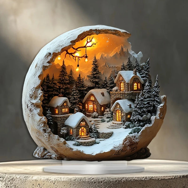 Bohemian Christmas Decoration - Unique Desktop Ornament for Bedroom or Gift Idea