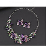 Accessories Retro Necklace Set Women's Luxury Crystal Banquet Dress Accessories