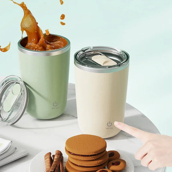 304 Stainless Steel Automatic Self-Stirring Mug Rechargeable Automatic Self Stirring Magnetic Mug Smart Mixer Water Bottle