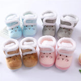 Winter Newborn Baby Girl Boy Shoes First Walkers Thick Warm Infant Baby Shoes Cute Toddler Baby Shoes for Girls Boys 0-9Month