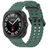Official Ocean Silicone Strap For Samsung Galaxy Watch 7 Ultra 47mm Watchband Replacement Bracelet For Galaxy Watch Ultra Correa