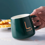 55℃ Warmer Smart Coffee Mug,400ML Electric Charing Ceramic Cup for Heating Milk Tea,Multifunctional Thermostat Cups Set for Gift