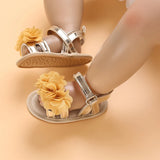 Baby Shoes Baby Shoes 0-18 Months Female Infant Fashion Flower Sandals Non slip Soft Sole Walking Shoes