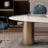 Modern marble kitchen dining table—luxury mid-century design perfect for home and living spaces."