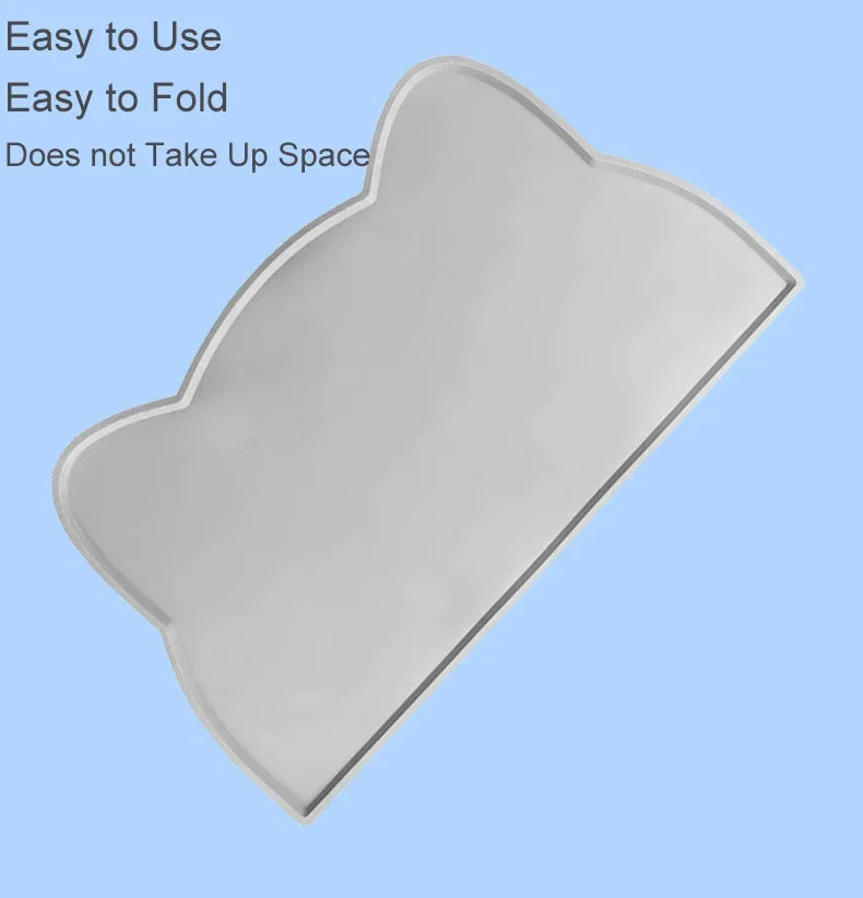 Waterproof Silicone Pet Feeding Mat - Non-Slip Food & Water Bowl Pad for Dogs and Cats