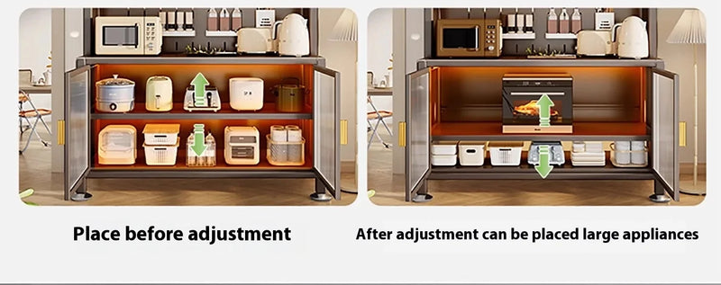 Kitchen Sideboard - Multifunctional Cabinet for Dining Room or Kitchen, Storage & Display Furniture