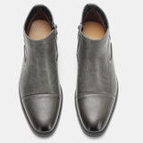 Men's Comfortable Ankle Leather Boots Men's Fashion Brand