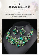 Accessories Retro Necklace Set Women's Luxury Crystal Banquet Dress Accessories