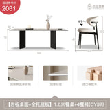 Mobile Nordic extending dining table—ideal for restaurants and living rooms, combining style and functionality."