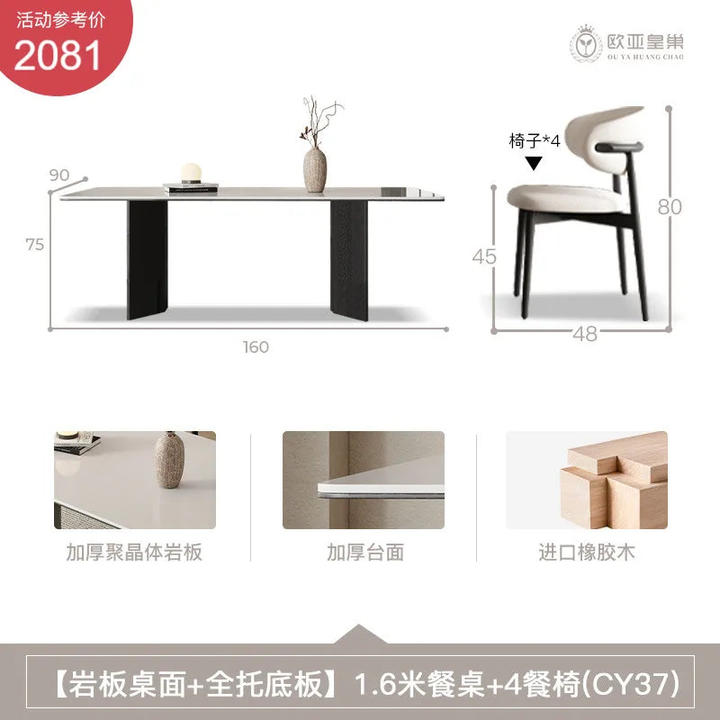Mobile Nordic extending dining table—ideal for restaurants and living rooms, combining style and functionality."