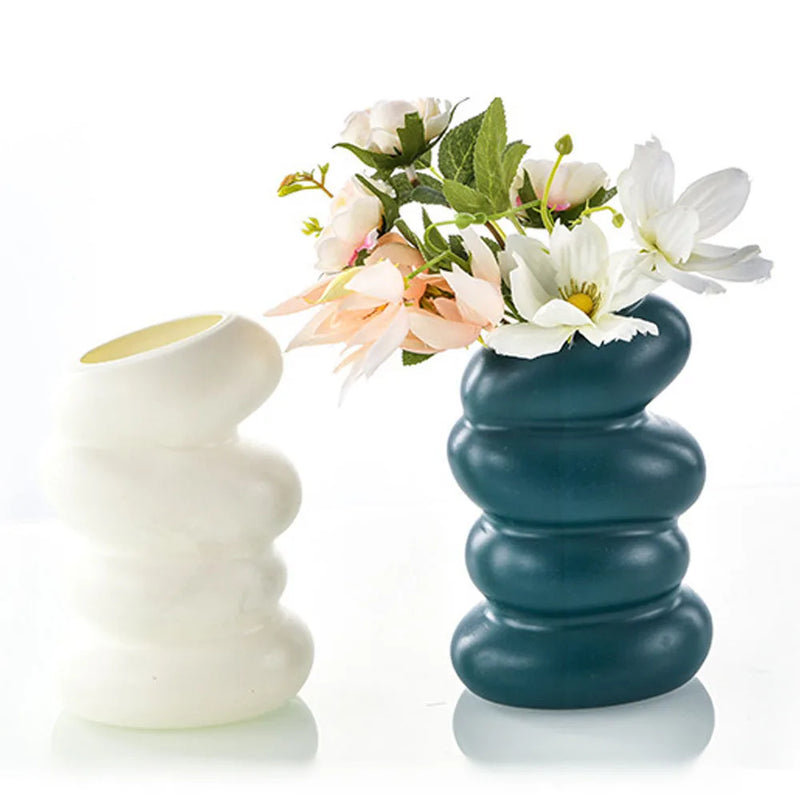 Nordic Flower Vase - Modern Home Decor for Bedroom, Garden, or Table, Stylish Room Ornament