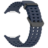 Official Ocean Silicone Strap For Samsung Galaxy Watch 7 Ultra 47mm Watchband Replacement Bracelet For Galaxy Watch Ultra Correa