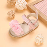 Baby Shoes Baby Shoes 0-18 Months Female Infant Fashion Flower Sandals Non slip Soft Sole Walking Shoes