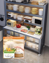 Kitchen Sideboard - Multifunctional Cabinet for Dining Room or Kitchen, Storage & Display Furniture