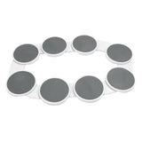 360° rotating kitchen countertop turntable—heat-resistant and perfect for rectangular dining tables."