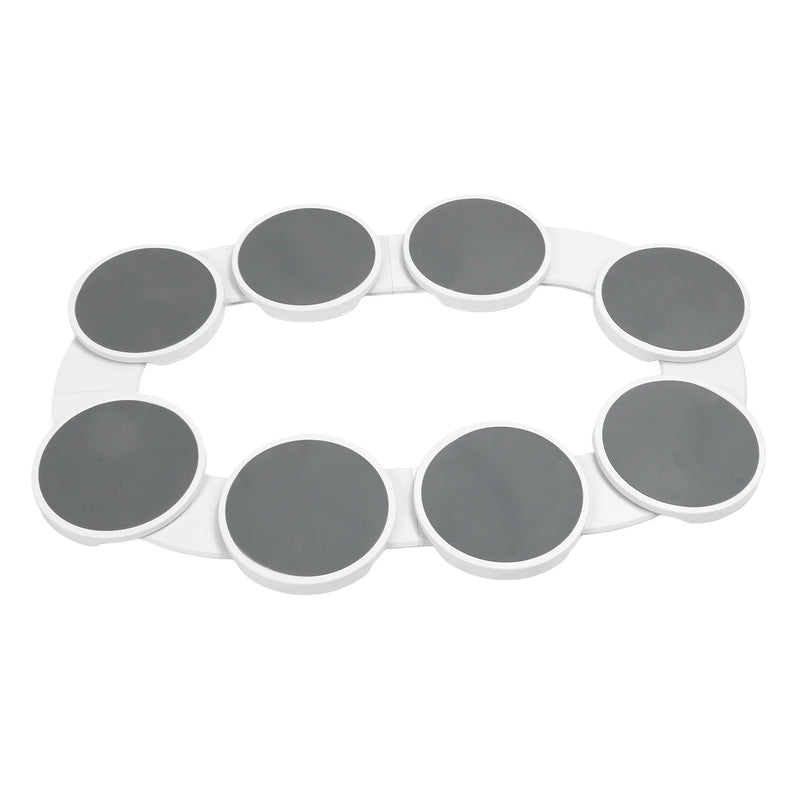 360° rotating kitchen countertop turntable—heat-resistant and perfect for rectangular dining tables."
