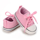 5-Colors Classic Baby Shoes Boys Baby Girls Casual Canvas Sneakers Lace Up Infant Toddler Rubber Anti-slip Newborn Baby Shoes