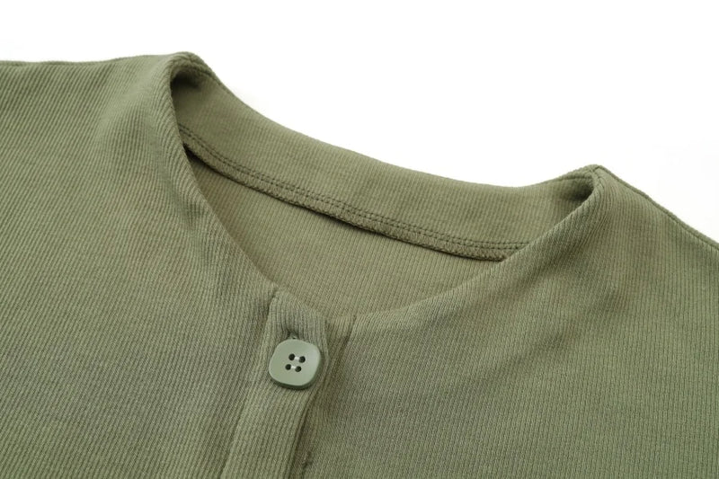 AS 2025 summer woman dress comfortable ribbing maxi button dress  lady clothes