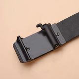 Men's Fashion Belt New High-Quality Toothless Automatic Buckle Men's Fashion Wear-Resistant Belt