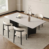 Mobile Nordic extending dining table—ideal for restaurants and living rooms, combining style and functionality."