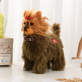 Voice-controlled electric dog toy plush with music, perfect for kids and as a gift.