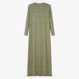 AS 2025 summer woman dress comfortable ribbing maxi button dress  lady clothes