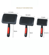 Pet Hair Removal Brush - Smooth Massage Comb for Dogs & Cats, Grooming Tool Accessory