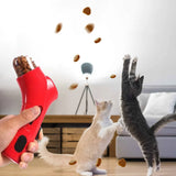 Interactive Pet Treat Launcher - Food Dispenser Gun for Dog & Cat Exercise and Trainin