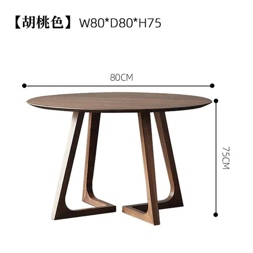 "Luxury Italian-style wooden dining table—modern, waterproof, and perfect for kitchen or living spaces.