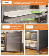Kitchen Sideboard - Multifunctional Cabinet for Dining Room or Kitchen, Storage & Display Furniture