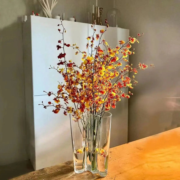European Glass Vase - Modern Room Decor with Hydroponic Plants, Perfect for Weddings, Parties, or Living Room Styling