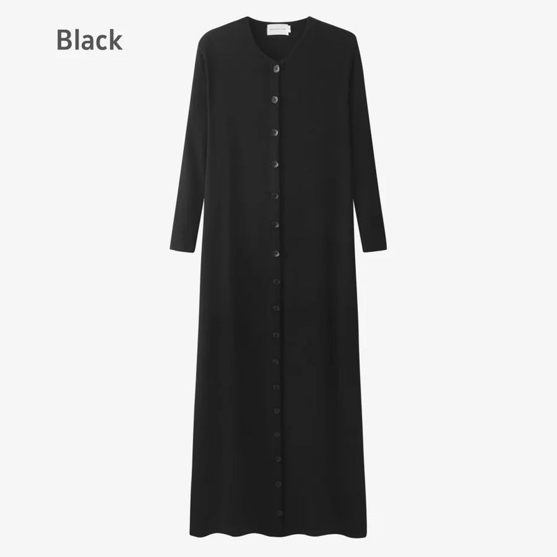 AS 2025 summer woman dress comfortable ribbing maxi button dress  lady clothes