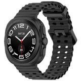 Official Ocean Silicone Strap For Samsung Galaxy Watch 7 Ultra 47mm Watchband Replacement Bracelet For Galaxy Watch Ultra Correa